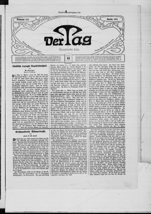 Der Tag vom 10.09.1910
