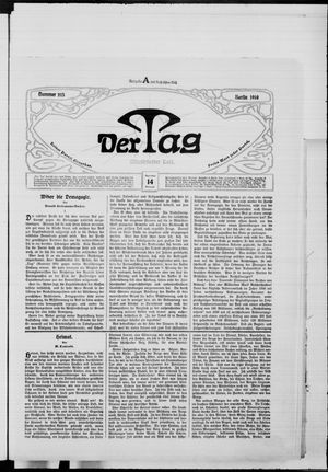 Der Tag vom 14.09.1910