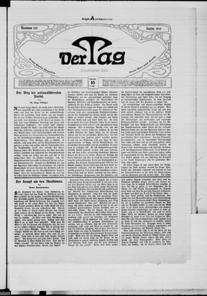 Der Tag vom 16.09.1910