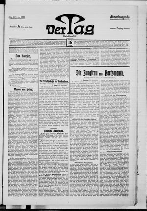 Der Tag vom 16.09.1910