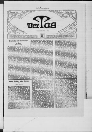 Der Tag vom 17.09.1910