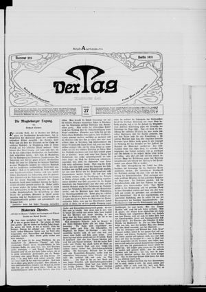 Der Tag vom 27.09.1910