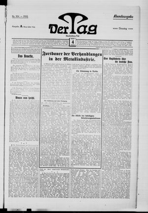 Der Tag vom 04.10.1910