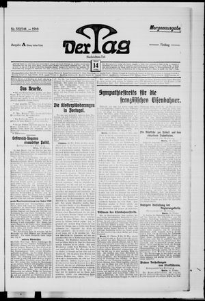 Der Tag vom 14.10.1910