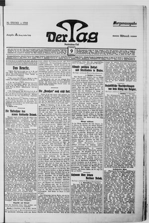 Der Tag vom 09.11.1910