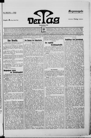 Der Tag vom 18.11.1910