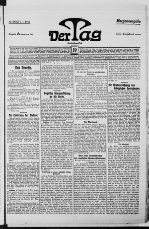 Der Tag vom 19.11.1910