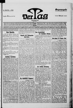 Der Tag vom 23.11.1910