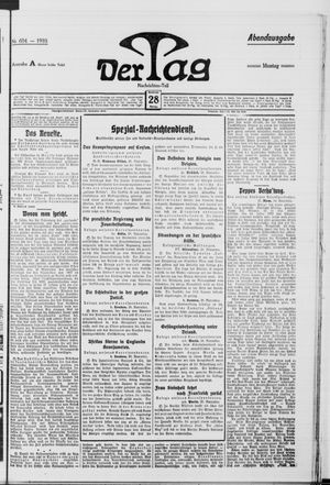 Der Tag vom 28.11.1910
