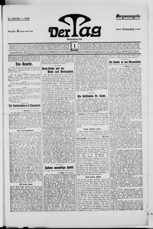 Der Tag vom 01.12.1910