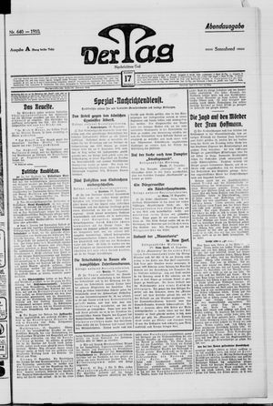 Der Tag vom 17.12.1910