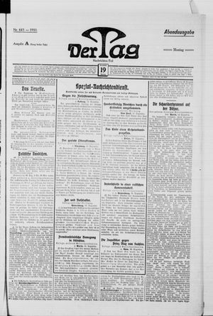 Der Tag vom 19.12.1910