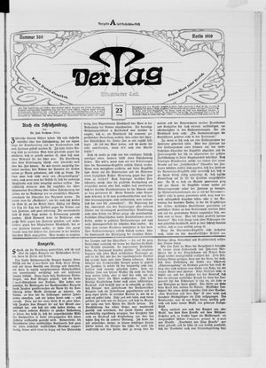 Der Tag vom 23.12.1910