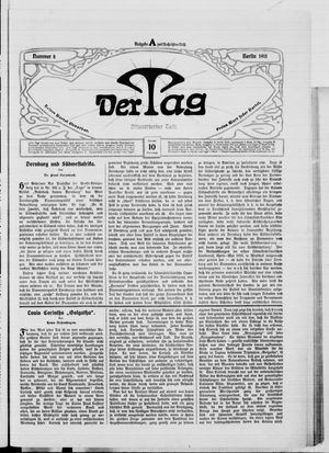 Der Tag vom 10.01.1911