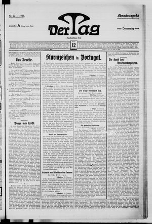 Der Tag vom 12.01.1911