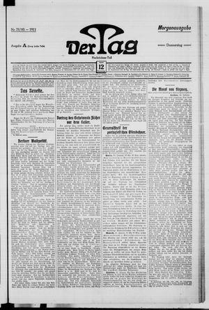 Der Tag vom 12.01.1911