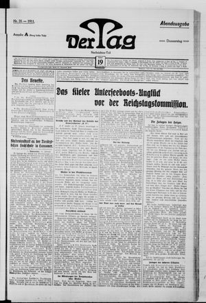 Der Tag vom 19.01.1911