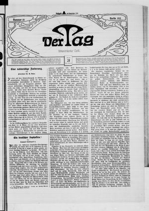 Der Tag vom 21.01.1911