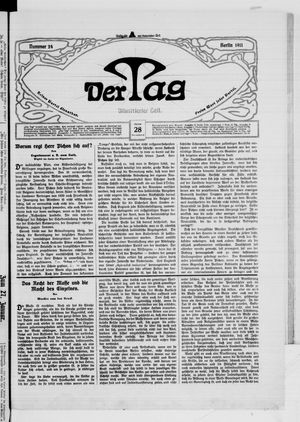 Der Tag vom 28.01.1911