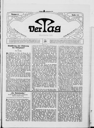 Der Tag on Jan 29, 1911