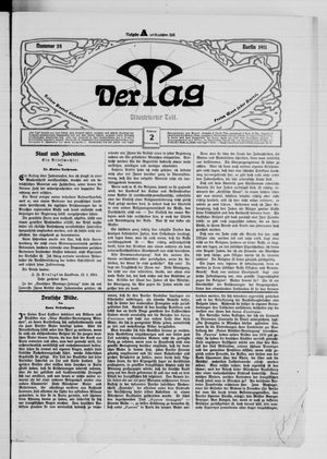 Der Tag on Feb 2, 1911