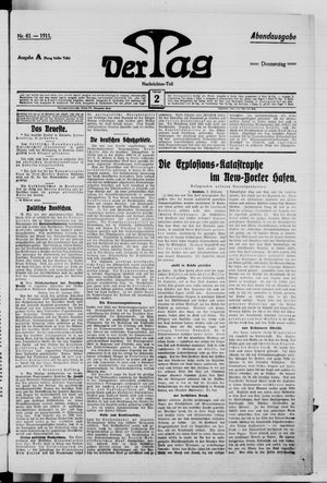 Der Tag on Feb 2, 1911