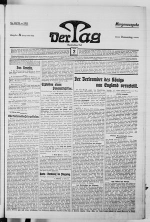 Der Tag on Feb 2, 1911