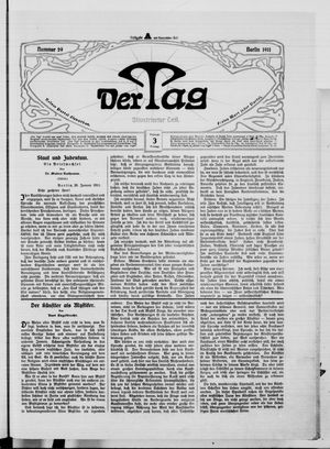 Der Tag on Feb 3, 1911