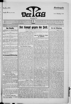 Der Tag vom 07.02.1911