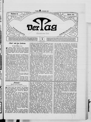 Der Tag vom 09.02.1911