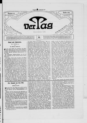 Der Tag vom 16.02.1911