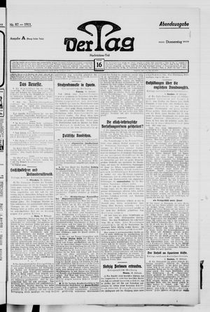 Der Tag vom 16.02.1911