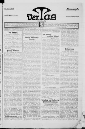 Der Tag vom 27.02.1911