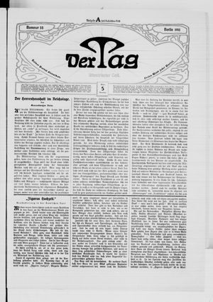 Der Tag vom 05.03.1911