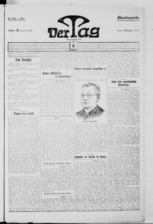 Der Tag on Mar 6, 1911