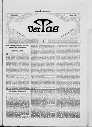 Der Tag vom 07.03.1911