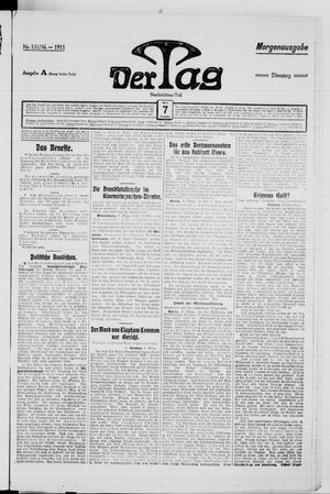 Der Tag vom 07.03.1911