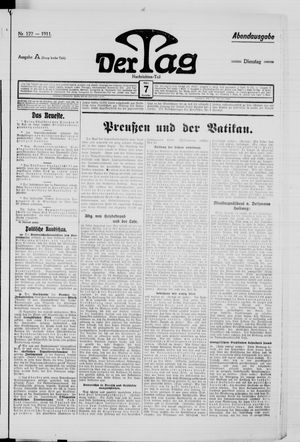 Der Tag vom 07.03.1911
