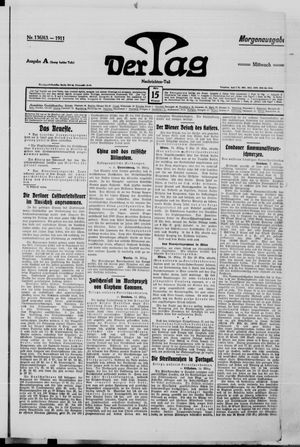 Der Tag on Mar 15, 1911