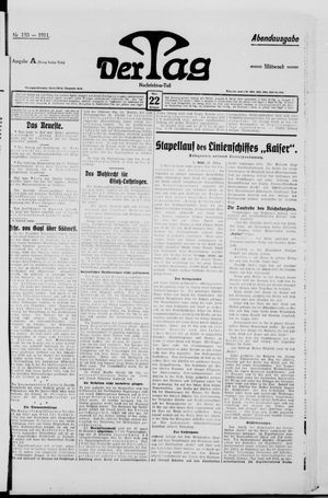 Der Tag vom 22.03.1911