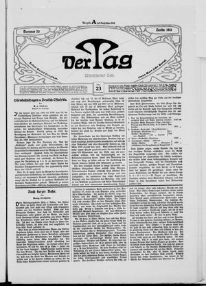 Der Tag vom 23.03.1911