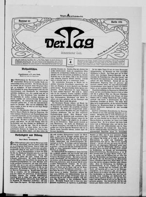 Der Tag vom 04.04.1911