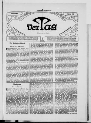 Der Tag on Apr 9, 1911