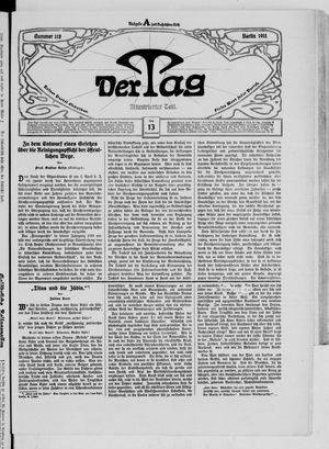 Der Tag vom 13.05.1911