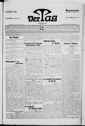 Der Tag vom 31.05.1911