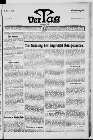 Der Tag vom 22.06.1911