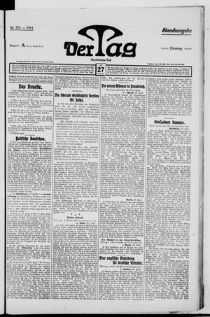 Der Tag vom 27.06.1911