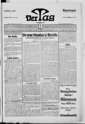 Der Tag vom 07.07.1911