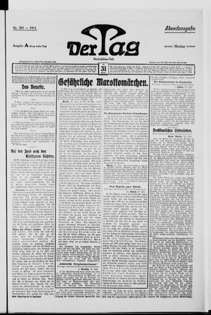 Der Tag vom 31.07.1911