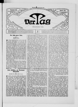 Der Tag vom 02.08.1911